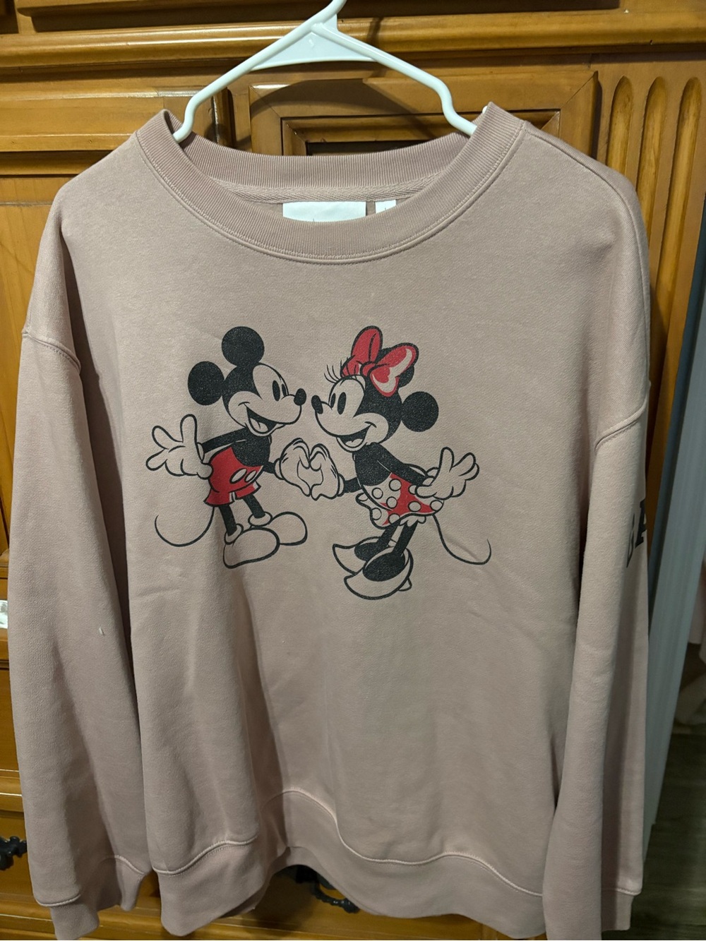 Disney Pink Mickey & Minnie Graphic Sweater